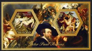 Chad 2014 Peter Paul Rubens #2 imperf sheetlet containing...