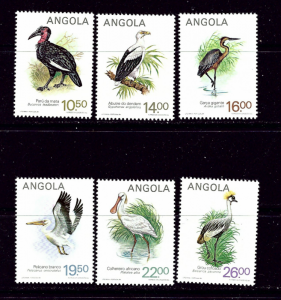 Angola 683-88 MNH 1984 Birds set