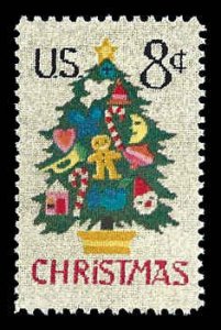 PCBstamps   US #1508 8c Christmas - Needlepoint, MNH, (25)