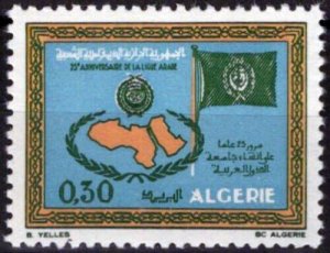 ZAYIX Algeria 447 MNH Arab League Anniversary Flags Maps 071823S87M