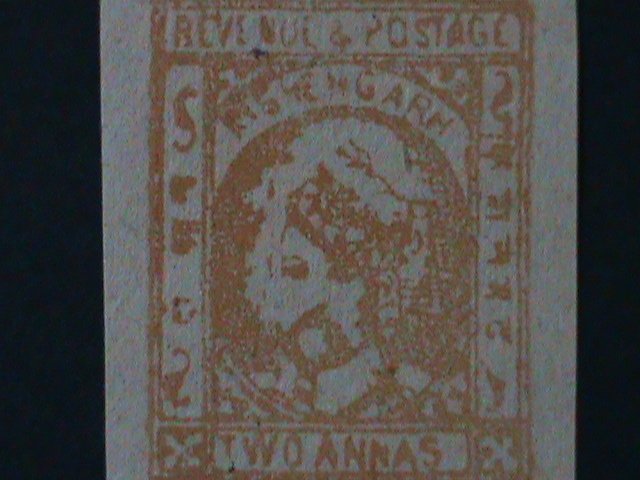 ​INDIA-KISHANGARH  STATES- SC#26 MAHARAJA SARDUL SINGH POSTAGE STAMP- IMPERF