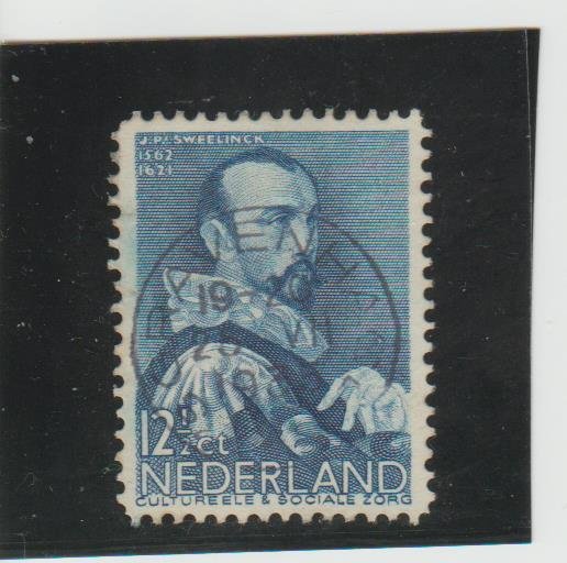 Netherlands  Scott#  B80  Used  (1935 J.P. Sweelinck)