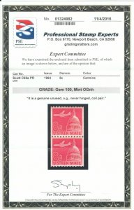  MOstamps - US #C65a Mint OG NH Pr Grade 100 with PSE cert-Lot #MO-2145 SMQ $275