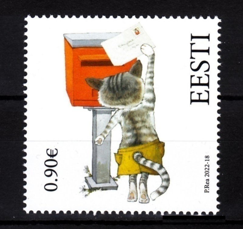 ESTONIA 2022-13 POST FAUNA Cat: Chidrens Stamp. Send Postcard, MNH