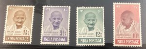 India #203-06 Mint 1948 Mahatma Gandhi
