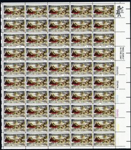 1551, Mint NH 10¢ Big Yellow Color Shift Error In Sheet of 50 - Stuart Katz