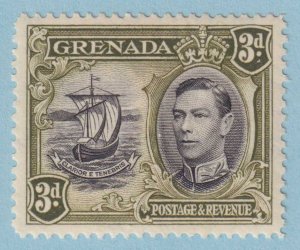 GRENADA SG 158ba COLON FLAW  MINT HINGED OG * NO FAULTS EXTRA FINE !