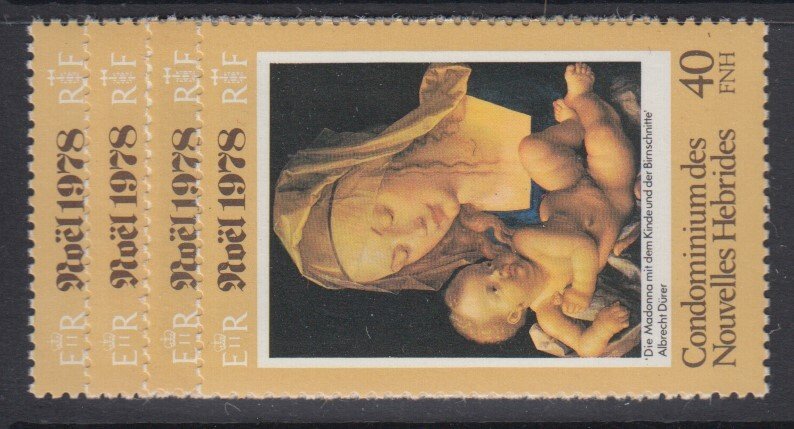 NEW HEBRIDES, Scott 279-282, MNH