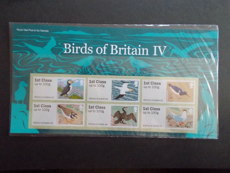 2011 Birds of Britain IV Post & Go Presentation Pack - FS21 No:P&G5 Superb U/M