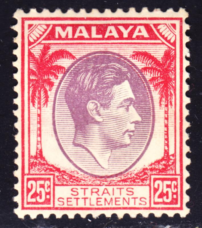 Malaya Straits Settlements Scott 246   F to VF mint OG HH.