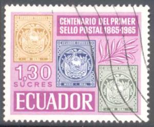 Ecuador ~ #745 ~ Stamps of 1865 ~ Used