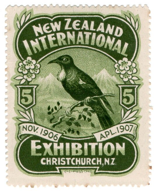 (I.B) New Zealand Cinderella : International Exhibition (Christchurch 1906)