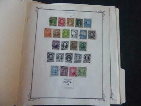 Ecuador 1896-1904 Stamp Collection on Scott Specialty Alb Pgs 