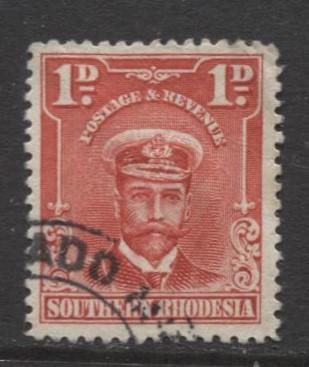 Southern Rhodesia- Scott 2 - KGV - Definitives  -1924 - FU - Single 1d Stamp