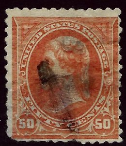 U.S.SC#260 Used  Fine hr/thin spot/sh perfs SCV$130.00...Your price, Your Deal!