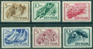 Yugoslavia Trieste B #42-47  Mint F-VF VLH  CV$16.05