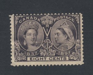 Canada Victoria Jubilee Stamp; #56-8c MHR Fine Guide Value = $60.00