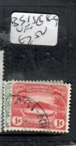 BRITISH SOLOMON ISLANDS SMALL BOAT 1/2D, 1D SG 8-9  VFU     P0320H