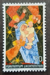 *FREE SHIP Liechtenstein Christmas 1972 Madonna & Child (stamp) MNH