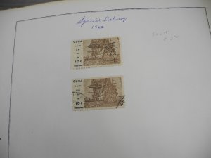 CUBA, 100s & 100s of Stamps mostly hinged on Scott pages