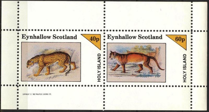 {E149} Eynhallow Scotland Wild Cats Sh.2 MNH Cinderella !!