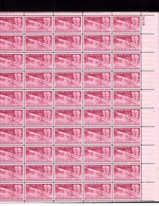 US AIRMAIL SCOTT#C45, WRIGHT BROTHERS  SHEET OF 50 MNH