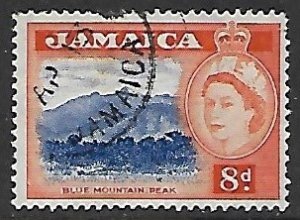 Jamaica # 167 - Queen Elisabeth & Blue Mountain Peak - used.....{KBrG}