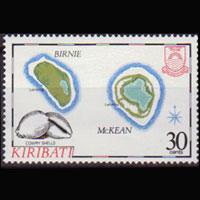 KIRIBATI 1986 - Scott# 476 Maps 30c NH