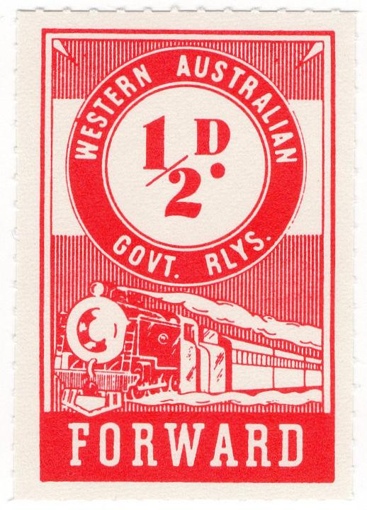 (I.B) Australia - Western Australia Railways : Parcels ½d