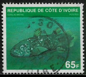 Ivory Coast #521B Used Stamp - Fish