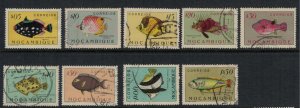 Mozambique #332-40*/u CV $3.20