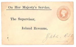 QV PENNY PINK OFFICIAL Postal Stationery EO33 SUPERB Cover *Yate RSO* 1900 GE167