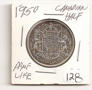 BU 1950 Canada Half Dollar