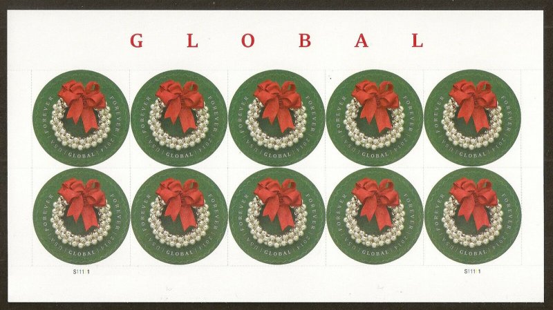 MALACK 4936 Forever 2014 Global Full Sheet, VF OG NH sheet4936