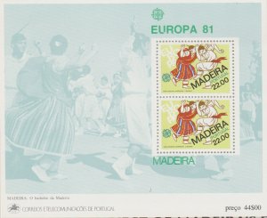 1981 Portugal Madeira Island SS MNH