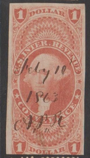 U.S. Scott #R66a Revenue Stamp - Used Single