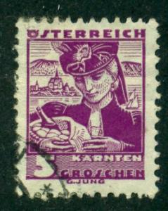 Austria 1934 #357 U SCV(2018)=$0.25