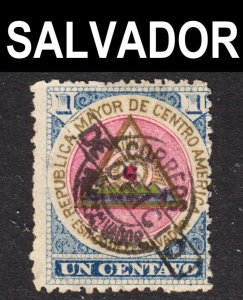 El Salvador Scott O75 Fine unused no gum.  FREE..