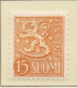 Finland 1956-59 Early Issue Fine Mint Hinged 15Mk. NW-222052