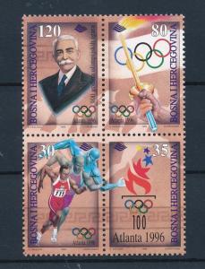 [44569] Bosnia Herzegovina 1996 Olympic games Atlanta Founder Athletics MNH