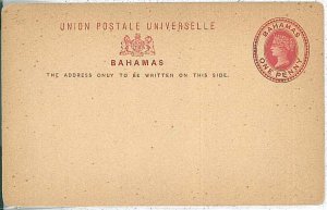 28602  -  BAHAMAS - POSTAL HISTORY - STATIONERY CARD : ONE PENNY - H&G #5