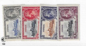 Cyprus Sc #136-139 Silver Jubilee set of 4 NH VF