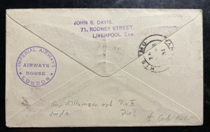 1931 Dublin Ireland First Flight Airmail Cover FFC To Kisumu Kenya British Kut