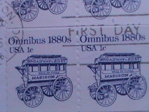 ​UNITED STATES 1981 SC# 1897 OMNIBUS 1880S FDC-MNH VF WE SHIP TO WORLDWIDE.