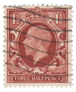 GREAT BRITAIN STAMP 1912 - 13. SCOTT # 161. USED.