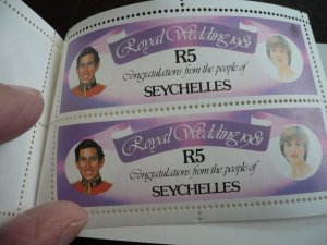 Stamps - Seychelles - Scott# 469a - Mint Never Hinged Booklet