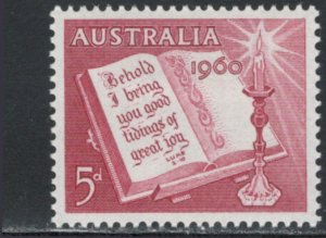 Australia 1960 Christmas Scott # 339 MH