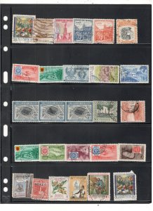 COLOMBIA COLLECTION ON STOCK SHEET MINT/USED