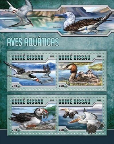 Guinea-Bissau MNH S/S Water Birds 2016