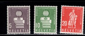 Switzerland Scott 4o40-4o42 MNH**  Education short set